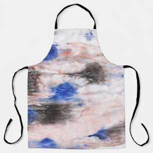 Delantal Abstracción en la nube. Fondo de las acuarelas abs