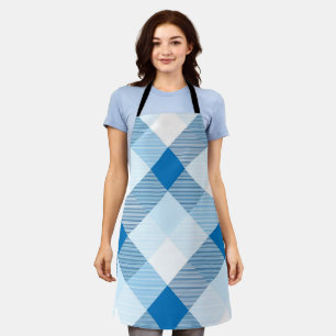 Delantal Abstracción geométrica cuadrada 6