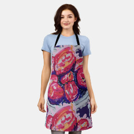 Delantal Abstract Apples