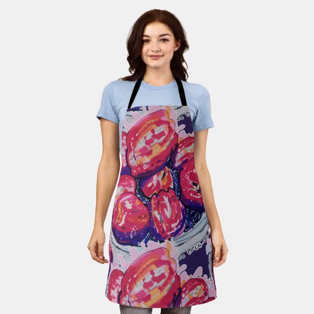 Delantal Abstract Apples (Gastado)