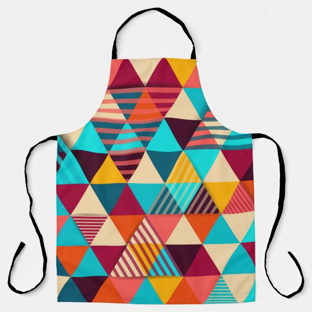 Delantal Abstract background with triangle shapes. Modern g (Anverso)