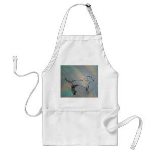 Delantal Abstract Dog Apron