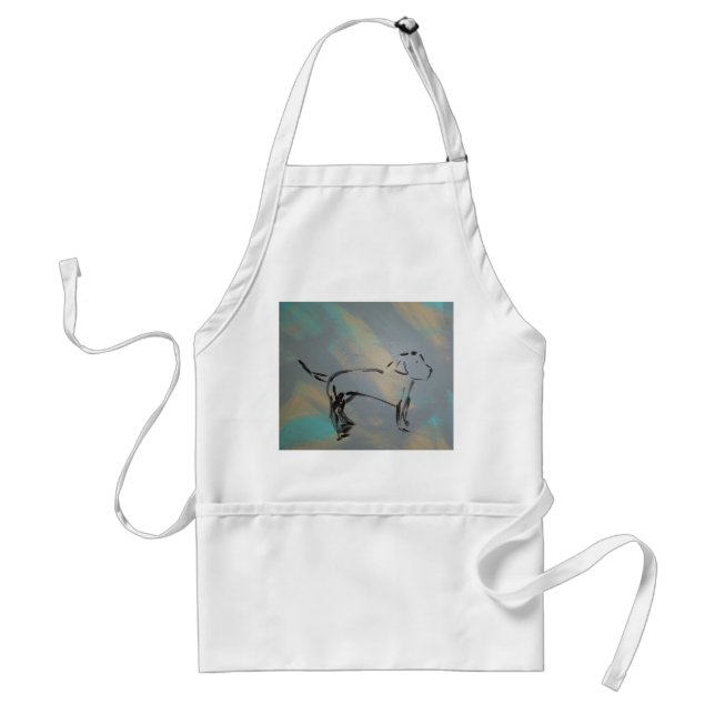 Delantal Abstract Dog Apron (Frente)