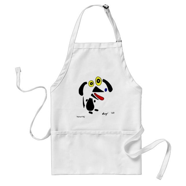 Delantal Abstract Dog Apron (Frente)