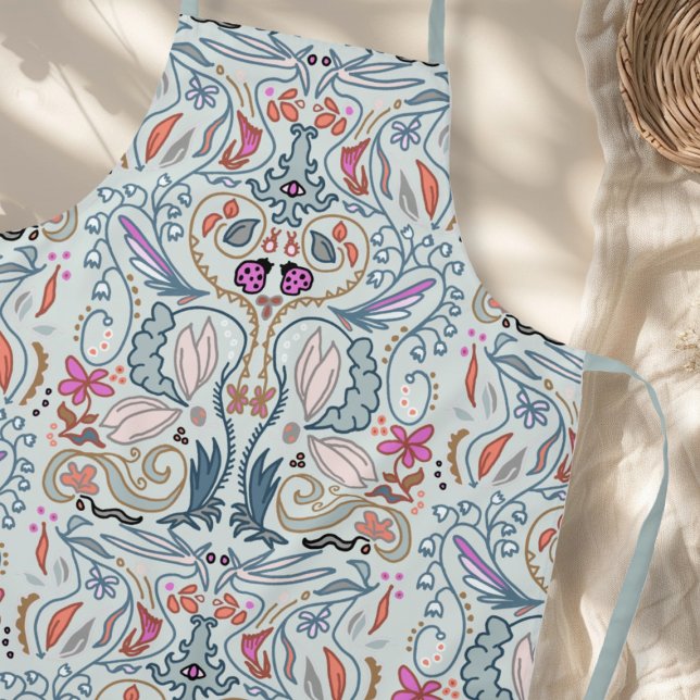 Delantal Abstract Nature Illustrated All-over Pattern (Subido por el creador)