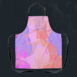 Delantal Abstract Pastel Layers<br><div class="desc">A modern apron featuring soft abstract layers in pastel pink, purple and peach tones. The translucent, watercolor‑inspired shapes bring a calming, artistic elegance to everyday cooking, baking and creative kitchen moments. Lightweight, comfortable and designed for full coverage, this apron blends practical protection with a serene, contemporary aesthetic. A refined choice...</div>