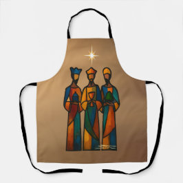 Delantal Abstract Three Wise Men