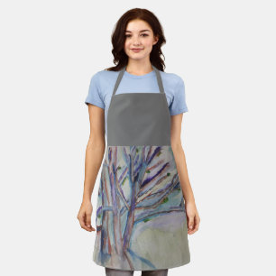 Delantal Abstract Trees Apron