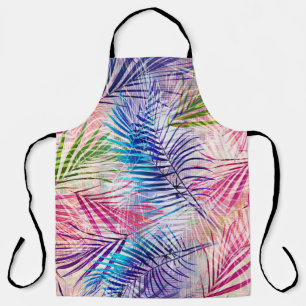 Delantal Abstracto acuarela deja patrón de alamante