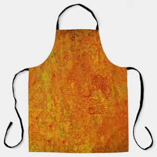 Delantal abstracto de fondo de grunge amarillo naranja, art