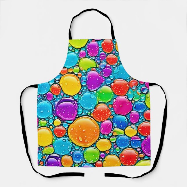 Delantal Abstracto Drogas Líquidas (Anverso)