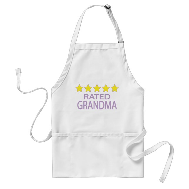 Delantal Abuela de cinco estrellas (Frente)