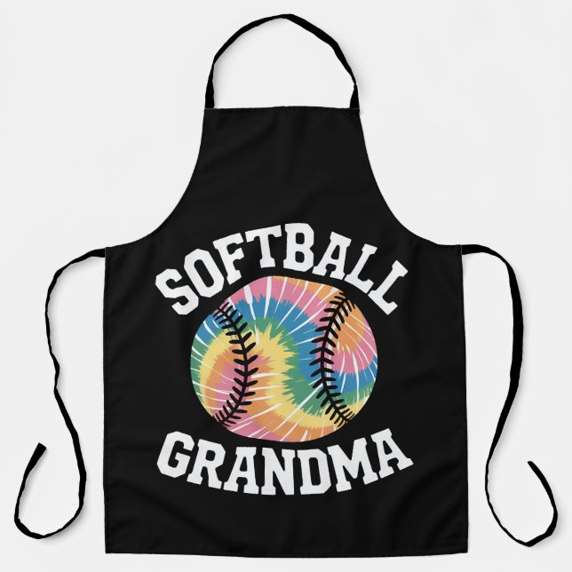 Delantal Abuela de sóftbol (Anverso)