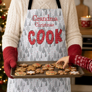 Delantal Abuela Divertida Navidad Cocina Regalo de Fiesta