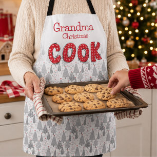 Delantal Abuela Divertida Navidad Cocinera Regalo de Fiesta