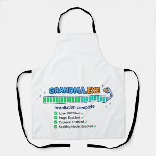 Delantal Abuela.exe Regalo Divertido para Abuela