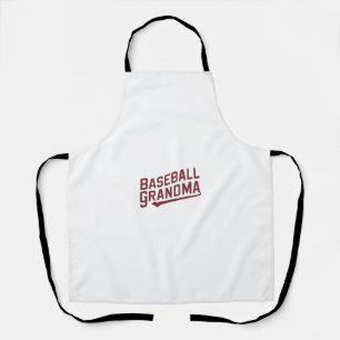 Delantal Abuela orgullosa de béisbol