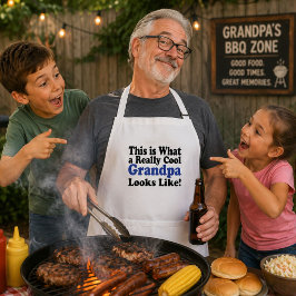 Delantal Abuelo Genial Regalo Divertido Para El Día Del Pad