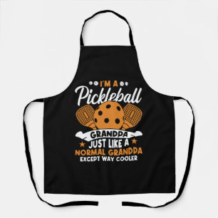 Delantal Abuelo Jugador Genial de Pickleball