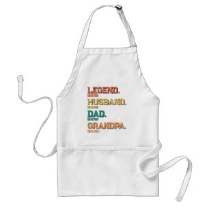 Delantal Abuelo Legendario Vintage Día del Padre