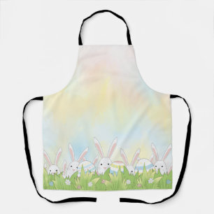 Delantal Abundancia linda de Pascua y huevos