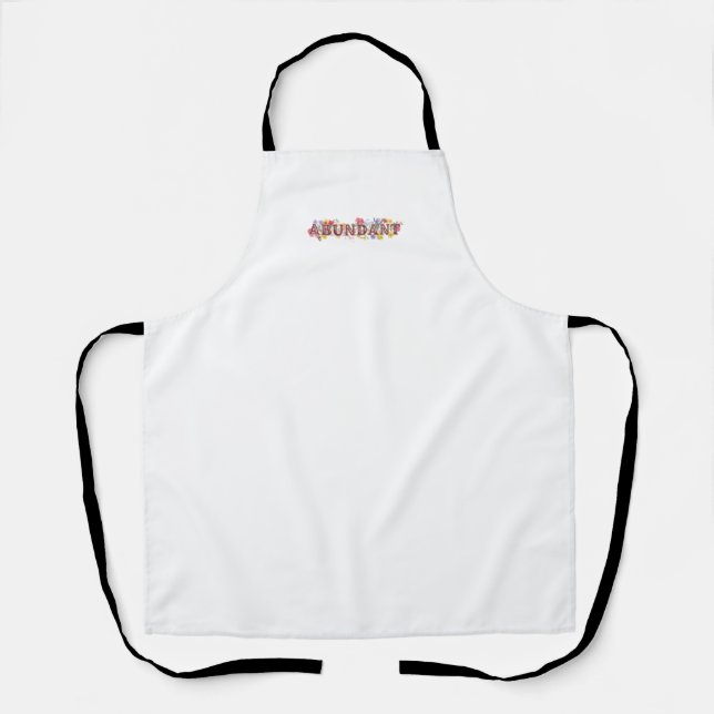 Delantal Abundant - Apron (Anverso)