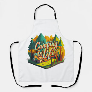 Delantal Acampar es Vida