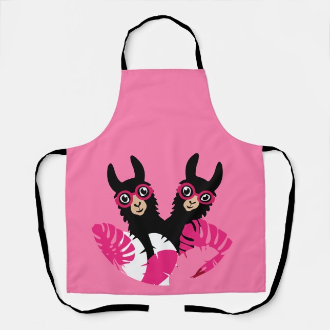 Delantal Accesorios de la flema llamada alpaca (Anverso)