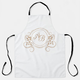 Delantal Accesorios de monograma e inicio