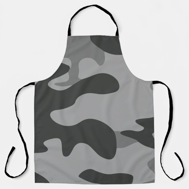 Delantal Accesorios para gris de camuflaje (Anverso)