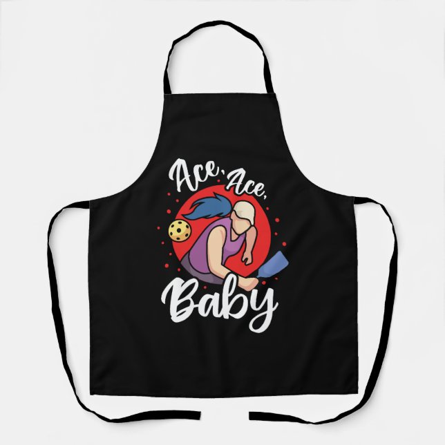 Delantal Ace Bebé - Ropa de bolas de pollo (Anverso)