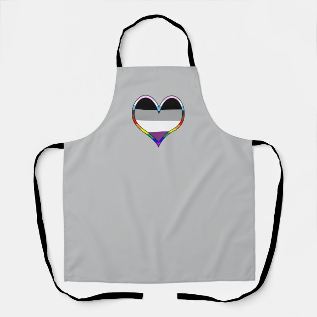 Delantal Ace Pride Heart Apron (Anverso)