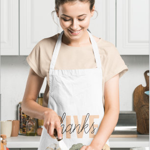 Delantal Acogedor y colorido Pastel Regalo Gracias y Calaba