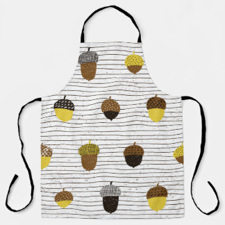Delantal Acorns de otoño: Vibes de época
