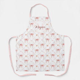 Delantal acuarela de arco de coqueta