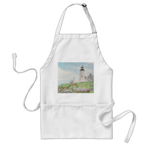 Delantal Acuarela de Pemaquid Point