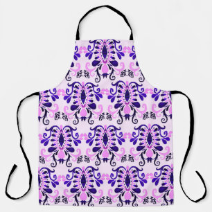 Delantal Acuarela Ikat: La etnia tribal no tiene foco