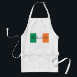 Delantal Acuerdo de Irlanda con la Bandera de Irlanda<br><div class="desc">Diseño de Apron Ireland,  Bandera Irlandesa © Trinkets and Things 2017 - AHP Design. Todos Los Derechos Reservados.</div>