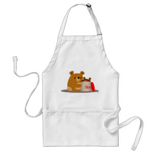 Delantal ¡Adiós, cariño! Cute Personalizado Bears Apron