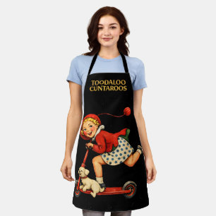 Delantal Adiós Cuntaroos Humor Divertido Sarcástico Retro