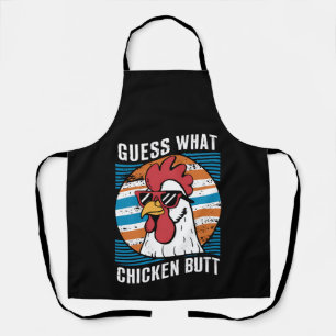 Delantal Adivina Qué Pollito Trasero Amantes De Pollo Diver