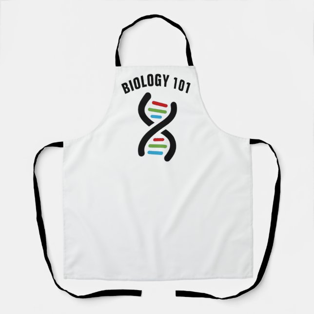 Delantal ADN Helix Design Science Apron (Anverso)
