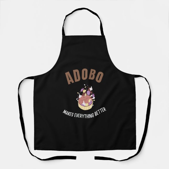 Delantal Adobo lo hace todo mejor (Anverso)