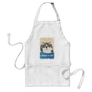 Delantal Adoptar a un gato promotor Aprons