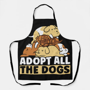 Delantal Adoptar El Rescate De Los Perros Por Los Derechos 