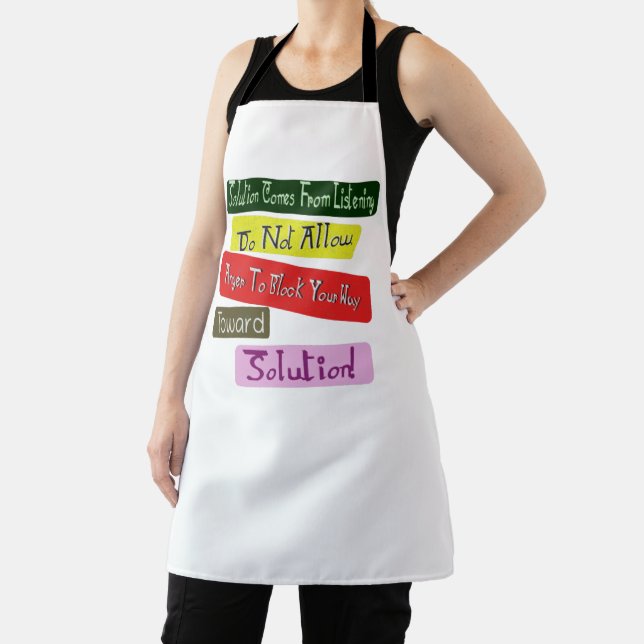 Delantal ¡Adopte Una Relación Amada Hacia La Solución! Comp (in situ)