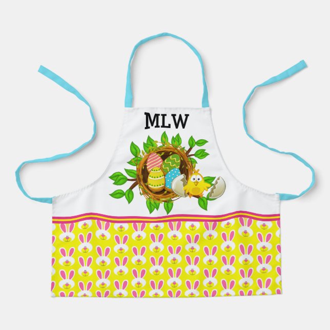 Delantal Adorable Apron de Pascua "coincidente" (Anverso)