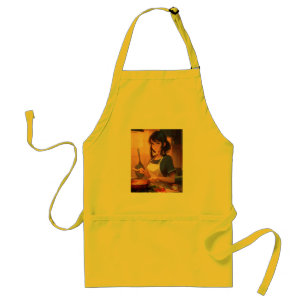 Delantal "Adorable Chef Anime Apron - Atractivo Chica de co