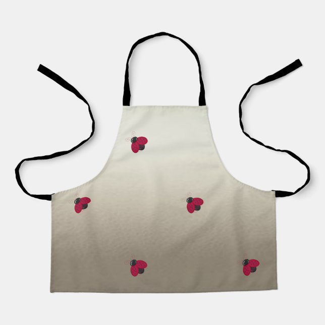 Delantal Adorable Lindos ,Mariquitas,Personalizados-Luminos (Anverso)