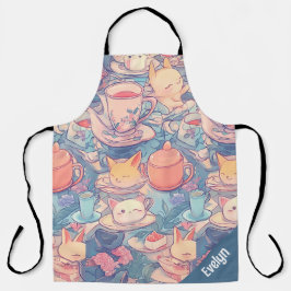 Delantal Adorable Pastel Doodle Art